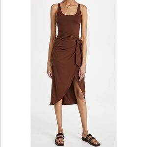 Reformation brown Kaila dress size large